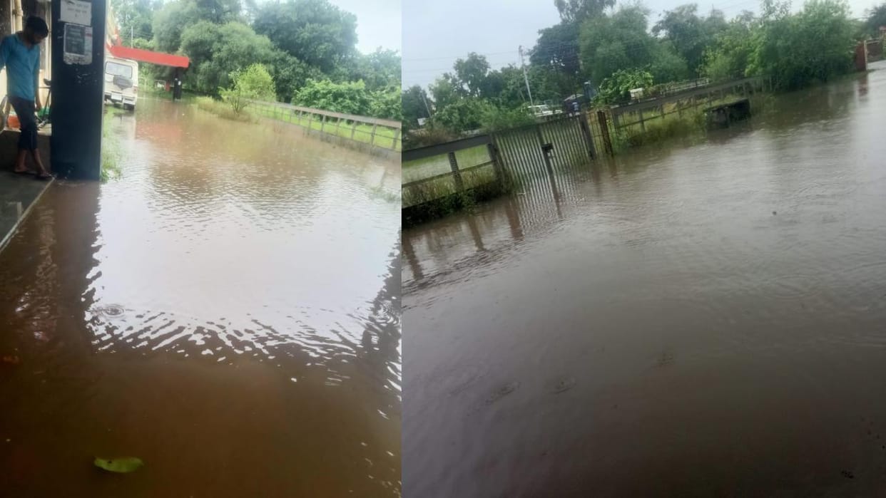 Jhansi: Water enters the residential complex of the Parichha Thermal Power Plant