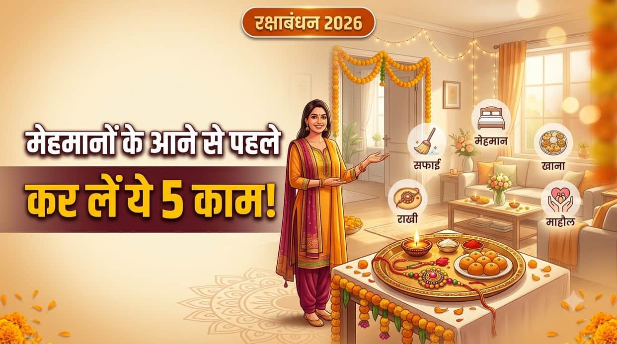 Raksha Bandhan 2026 Home Prep: 5 Things You Should Do Before Guest Coming