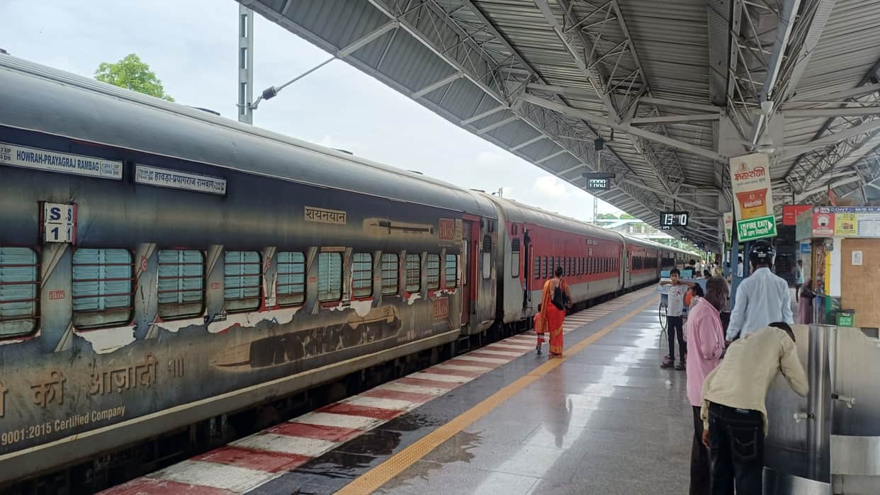 Water recedes from railway tracks after nine days; trains resume service between Jhunsi and Rambagh