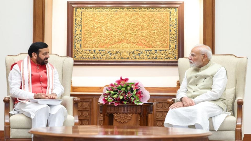 CM Saini met Prime Minister Narendra Modi