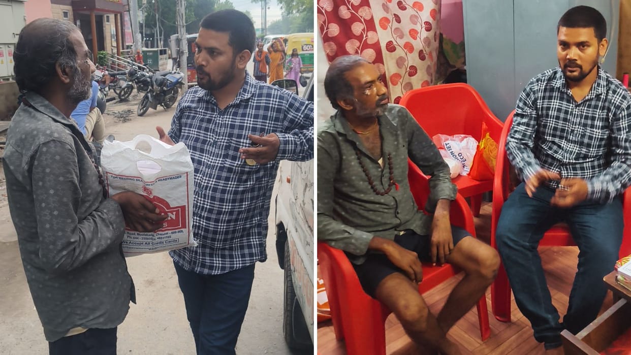 Narala Penchala Swami gave up job US paying 2 lakh and 30 acres of land to come Kashi for service