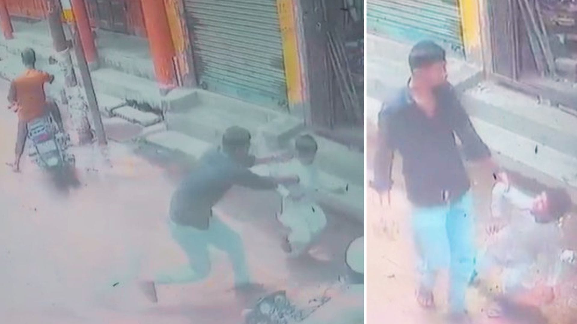सीसीटीवी से निकाली गई तस्वीर।