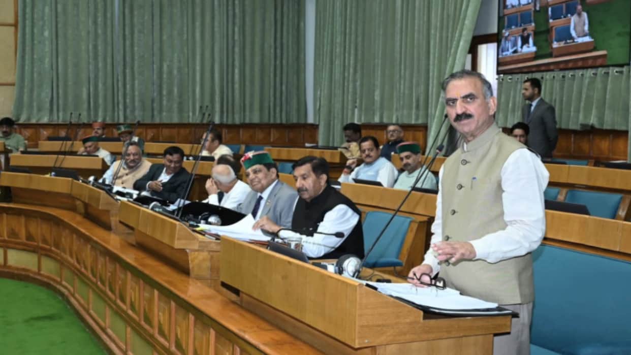 CM sukhvinder Sukhu stated that a water tank was constructed on ancestral land without prior notice