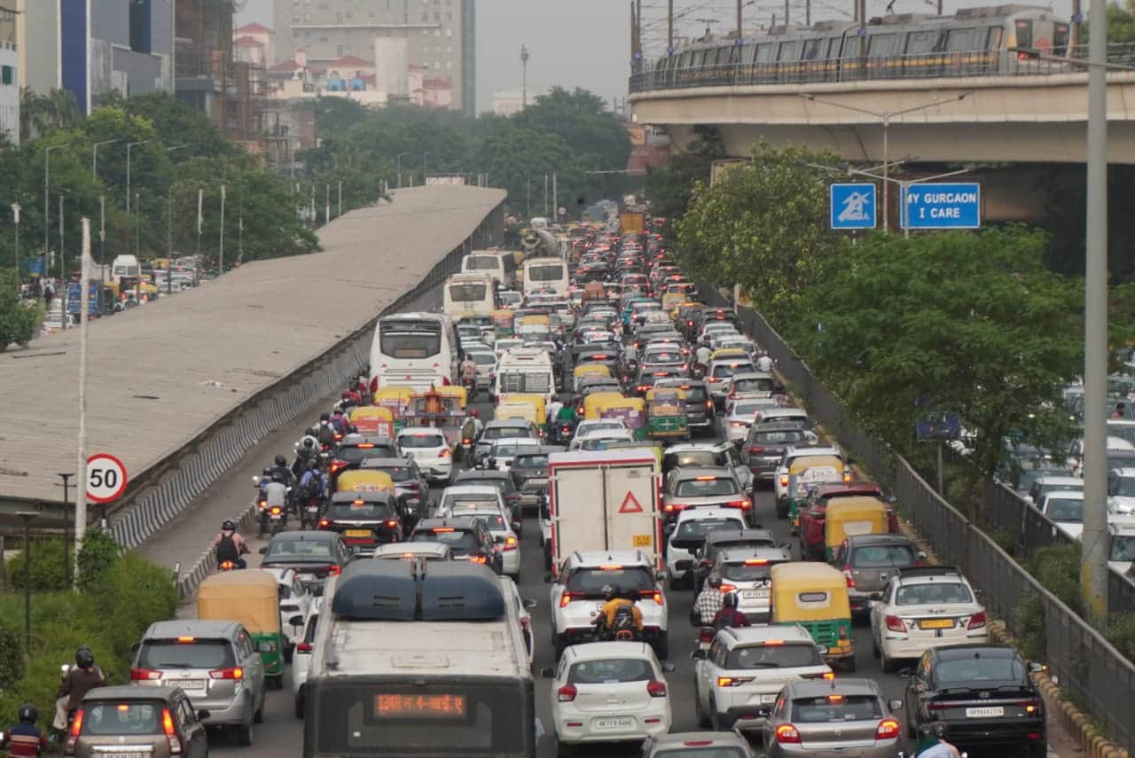 Severe traffic jams across Delhi NCR ahead of Raksha Bandhan