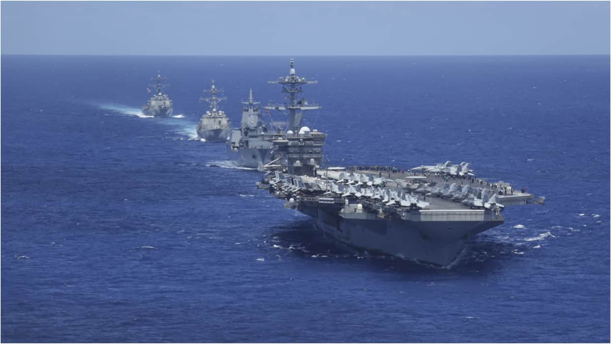 US Warship uss abraham lincoln stay in thailand for some time before reach america