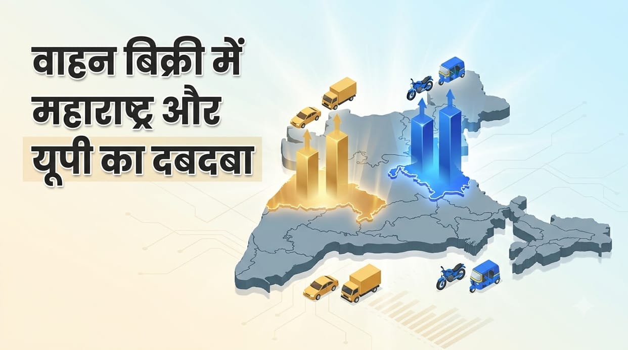 Maharashtra Leads Passenger and Commercial Vehicle Sales, Uttar Pradesh Tops Two- and Three-Wheelers in Q1 FY2