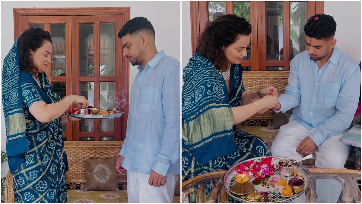 कंगना रनौत ने भाई अक्षत के साथ मनाया रक्षाबंधन, शेयर किया दिल को छूने वाला पोस्ट