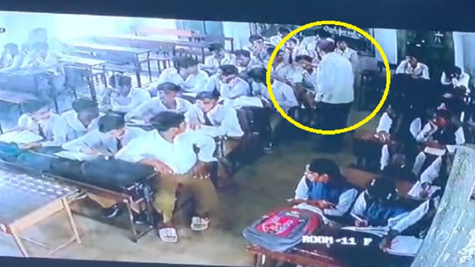 Meerut: Teacher loses control in class, rains punches and slaps on a Class 10 student; video viral