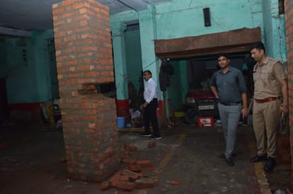 Kanpur: Four Pillars Built on Enemy Property Demolished in Chamanganj, FIR Sought Against Two