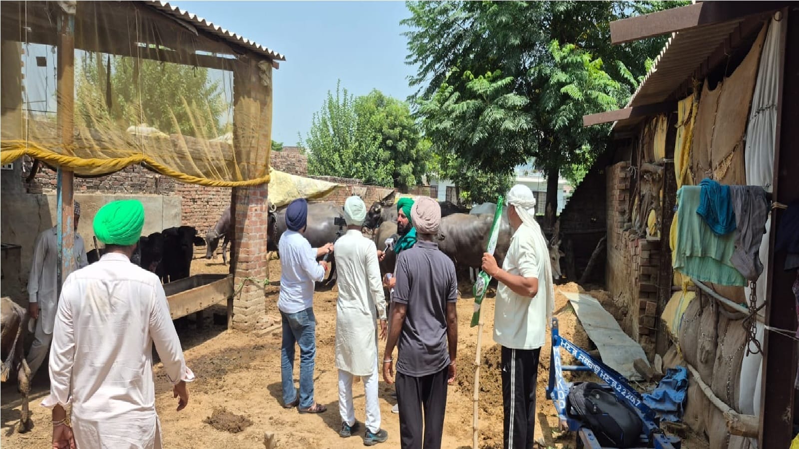 किसान जत्थेबंदी और प्रशासन के बीच टकराव