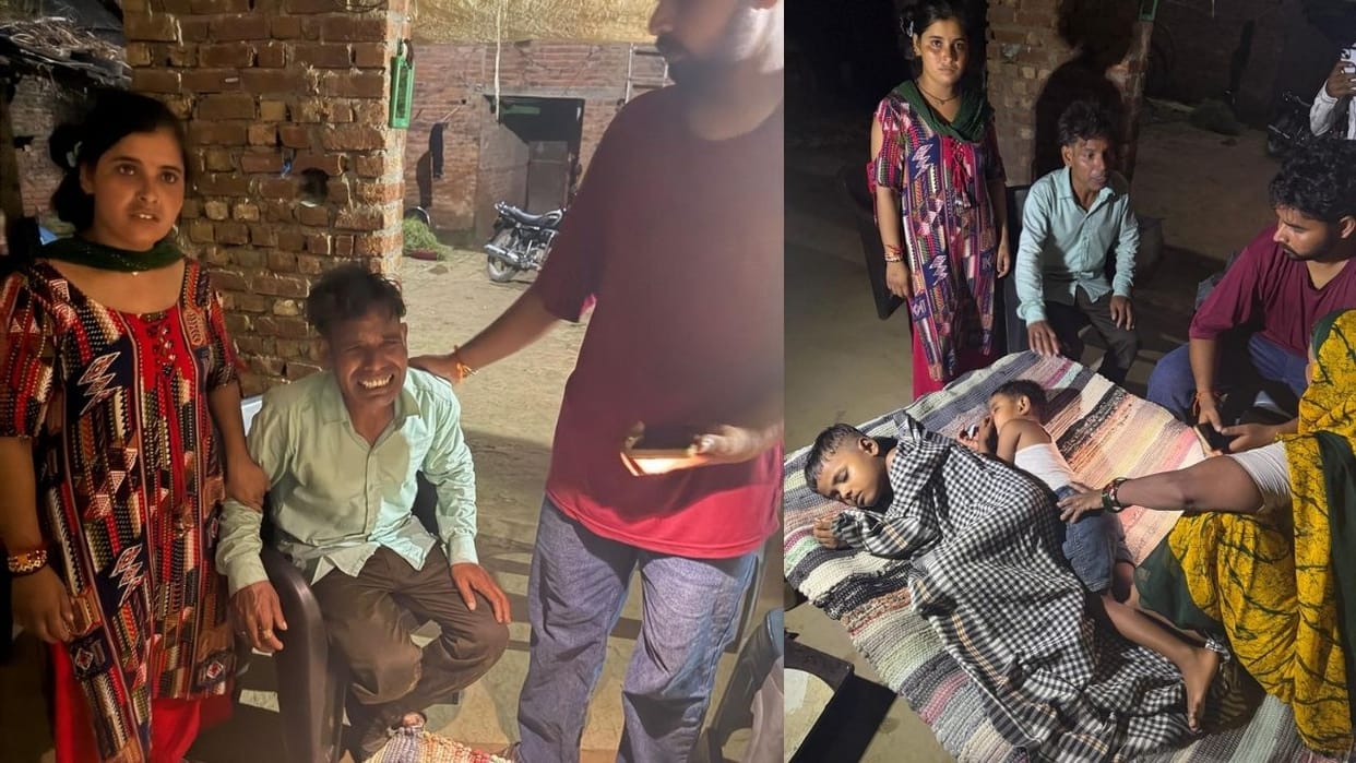 family on motorcycle fell into river husband two children pull out woman and one child is missing