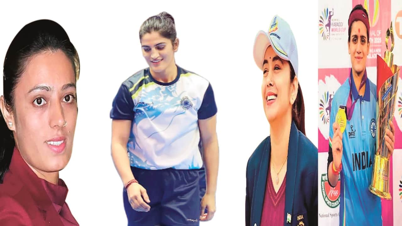 रितु नेगी, पुष्पा राणा, प्रियंका और साक्षी।
