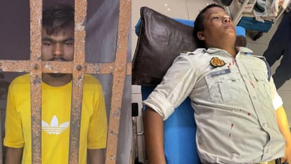 पुलिस ने आरोपी को पकड़ लिया।