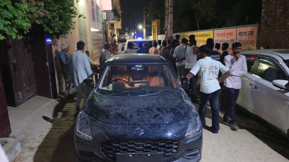 In Barwala, Hisar, five youths beat a motorcyclist with sticks and clubs following a dispute over right-of-way