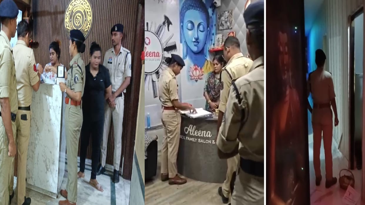 Police raid 30 spa centers in Raipur: objectionable material was found at two centers