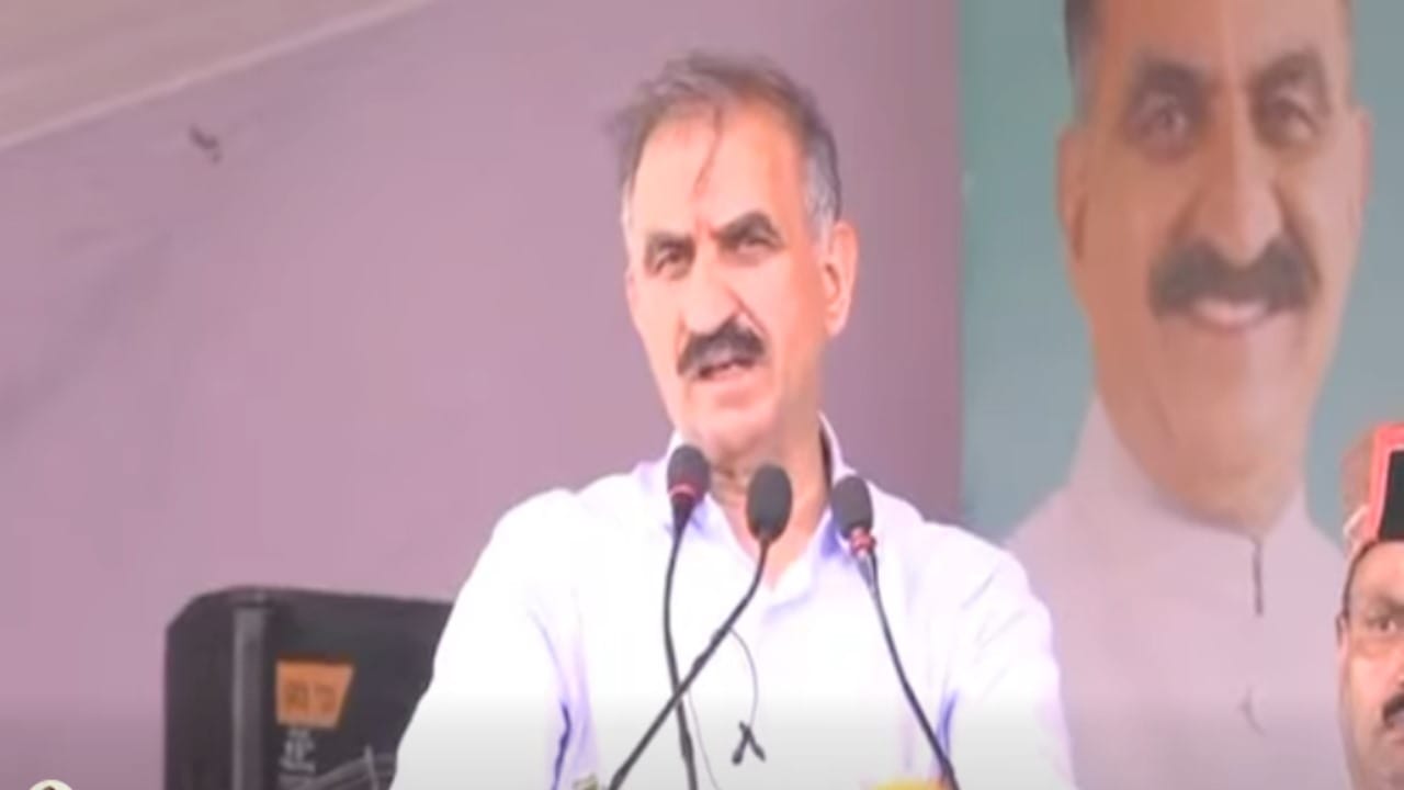 मुख्यमंत्री सुखविंद्र सिंह सुक्खू।