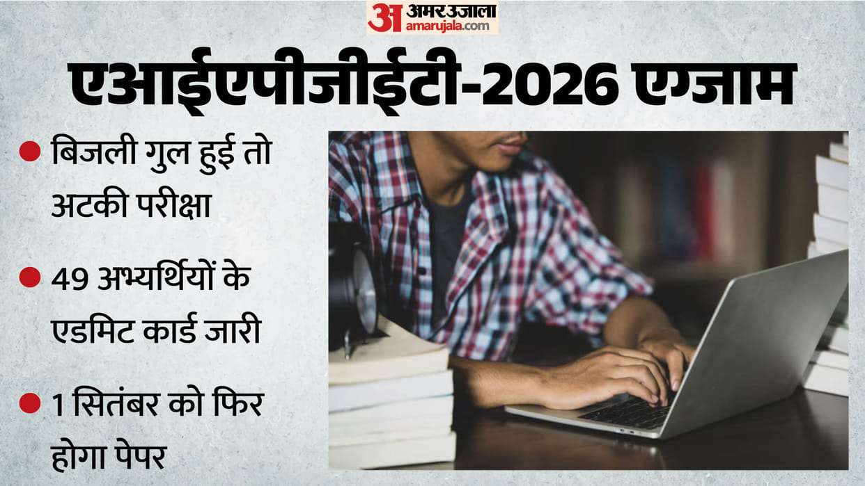 aipget 2026 jaipur 49 candidates re exam admit card september 1