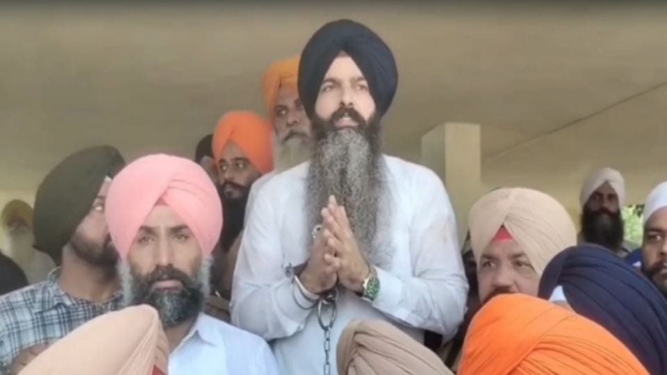 Amritpal close associate Gurmeet Singh Bukkan released from jail on parole.
