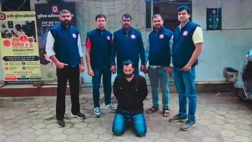 indore-news-crime-branch-arrests-absconding-accused-70-kg-md-drugs-case