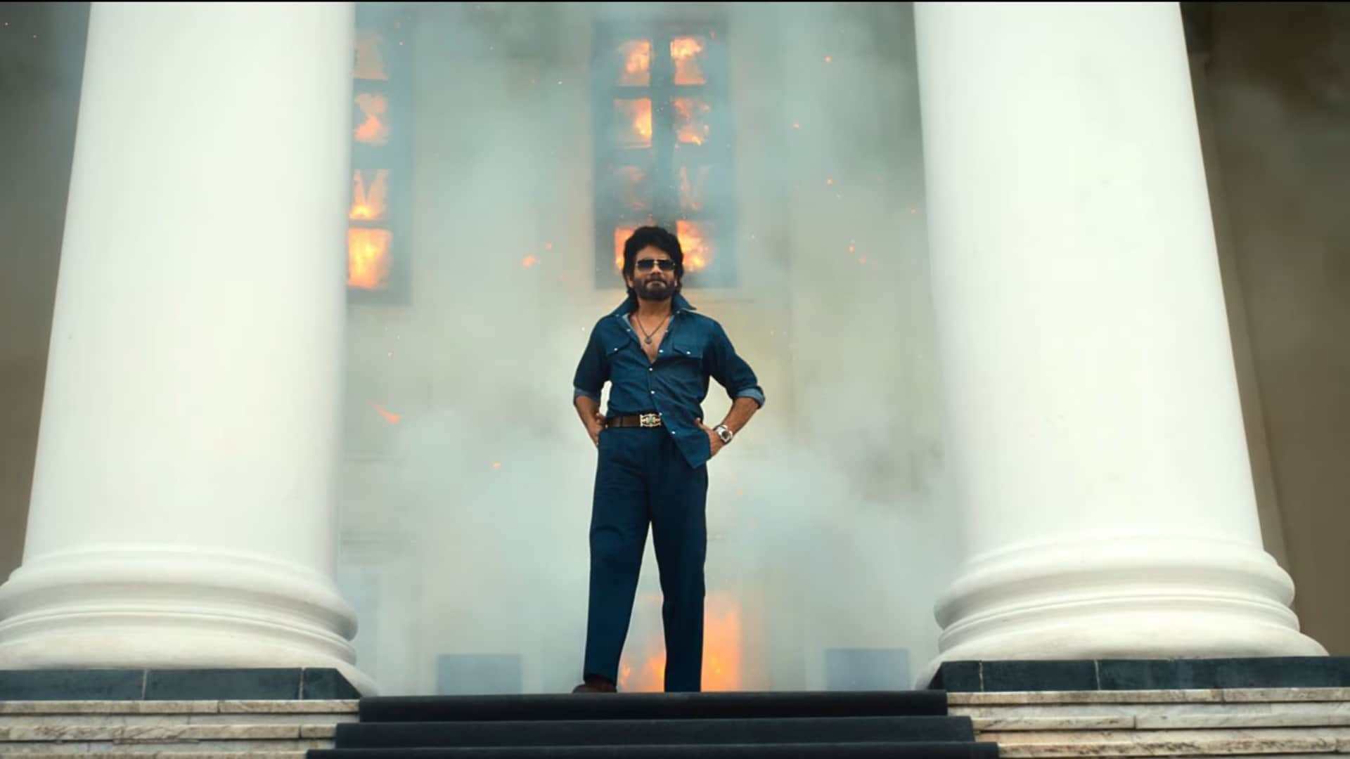Nagarjuna Akkineni 100th film King 100 first Glimpse released title revealed