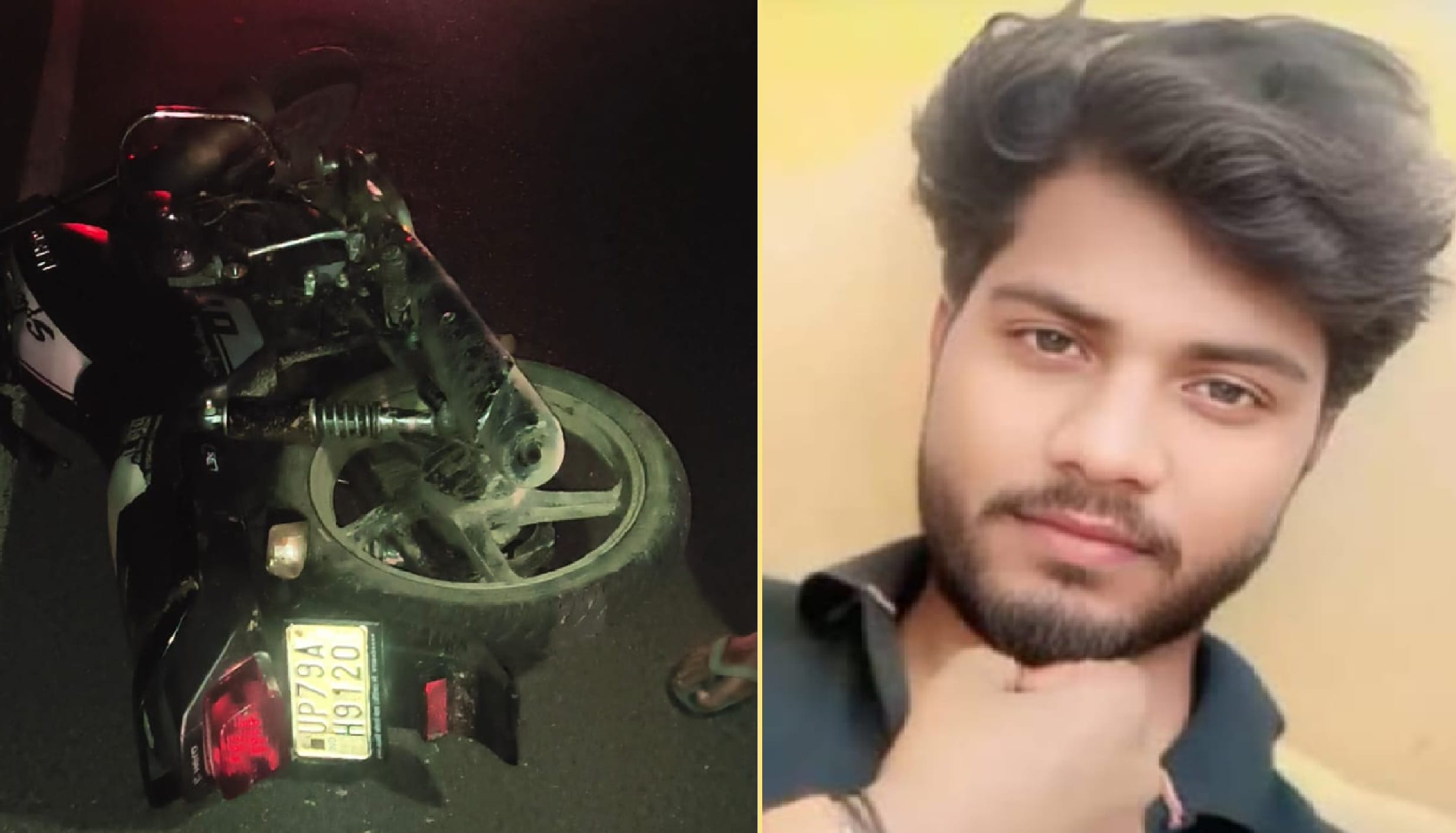 डीसीएम की टक्कर से बाइक सवार युवक की मौत