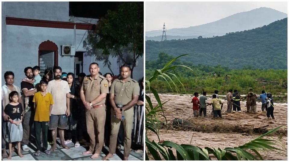 लोगों को किया गया रेस्क्यू