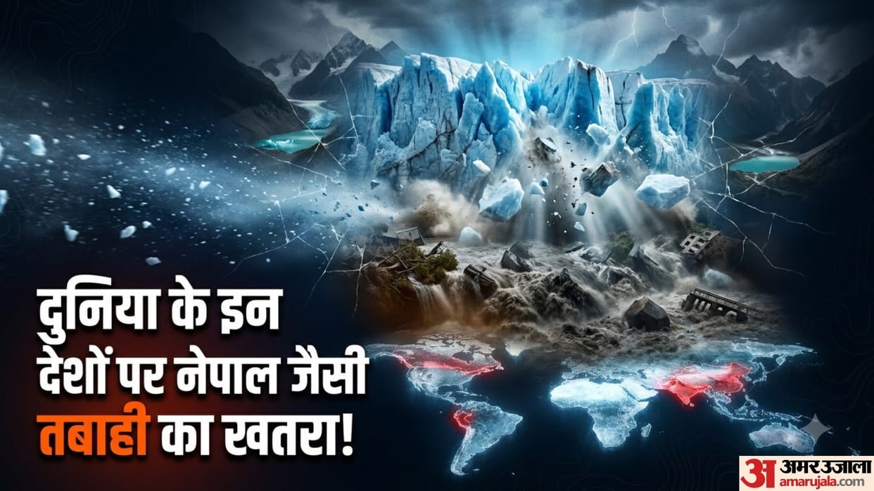 nepal flood glacier disaster 15 million people danger zone  around the world