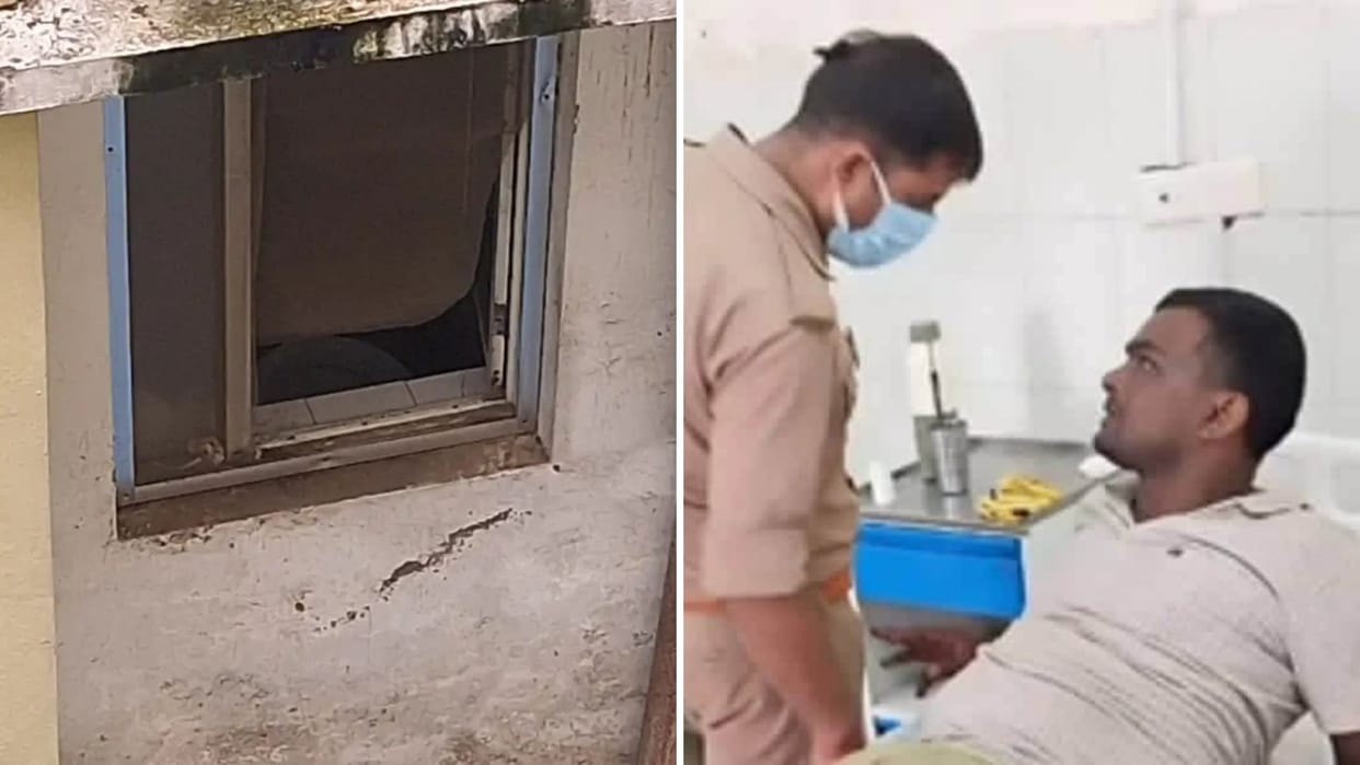 History-sheeter escapes from toilet admitted medical college Ghazipur originally arrested following an encount