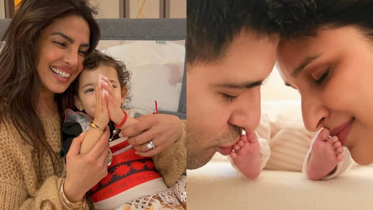 Parineeti Chopras son Neer celebrates his first Rakshabandhan with Priyanka Chopras daughter Malti