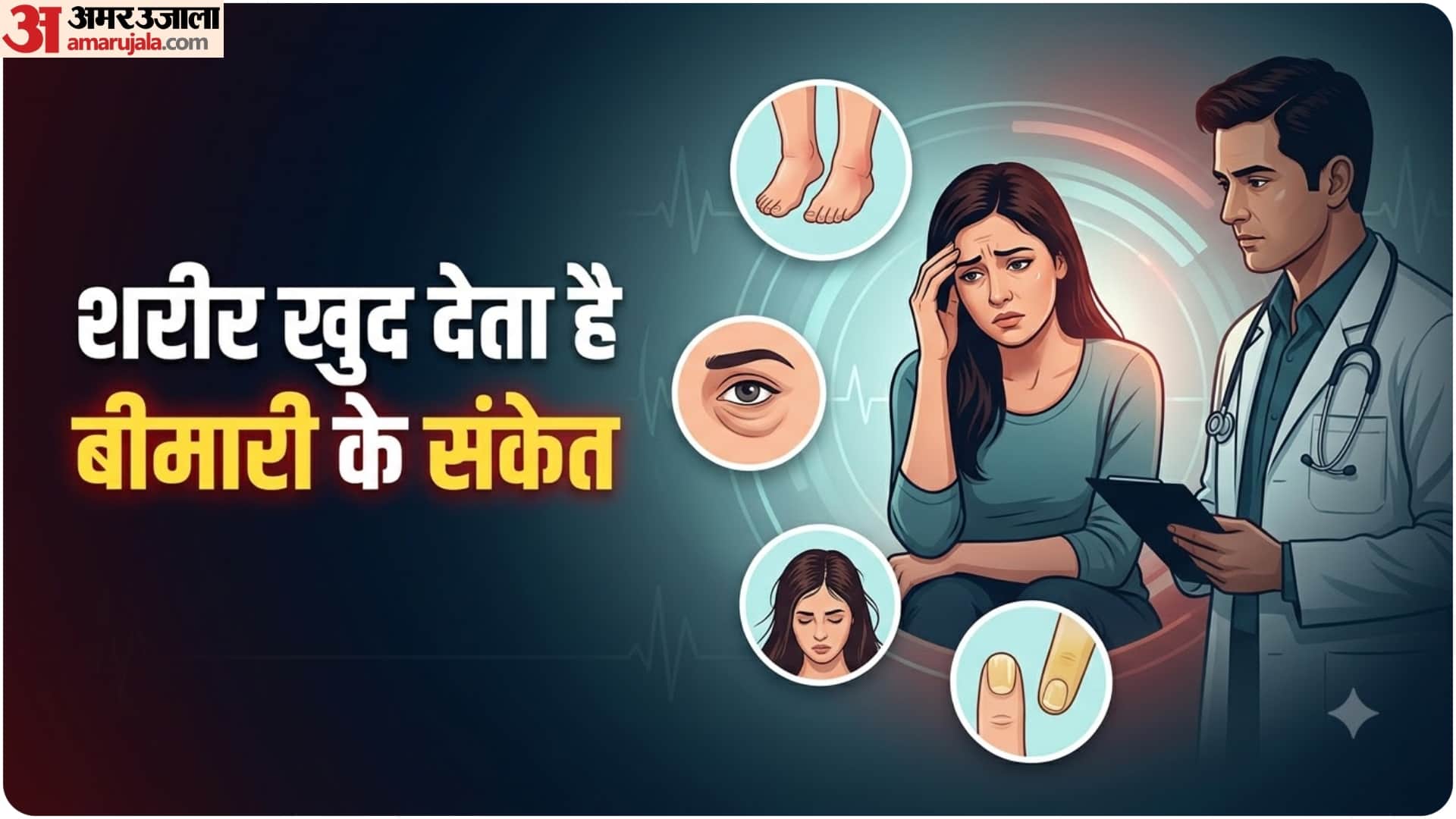 शरीर खुद देता है बीमारी के संकेत