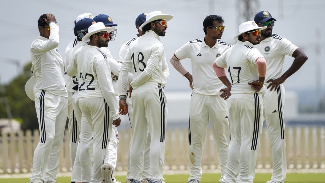 South Zone vs North Zone Duleep Trophy 2026 2nd Semi-Final Day 1 highlights match scorecard updates