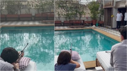 Saif Ali Khan Kids Ibrahim Ali Khan and sara Sunday Target Practice shares Photos On social Media