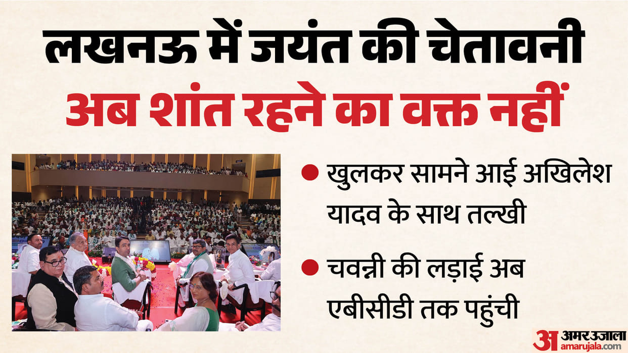 Jayant Chaudhary said: Chaudhary sahab taught us politics, without taking Akhilesh's name, he said - now it is