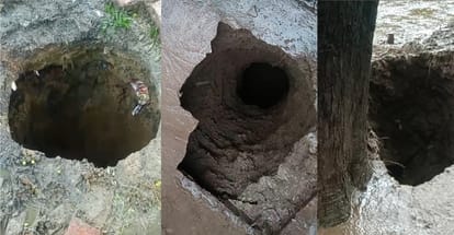 नौगवां गौतम,  पुरवामीर और सिखटिया में गहरे गड्ढे