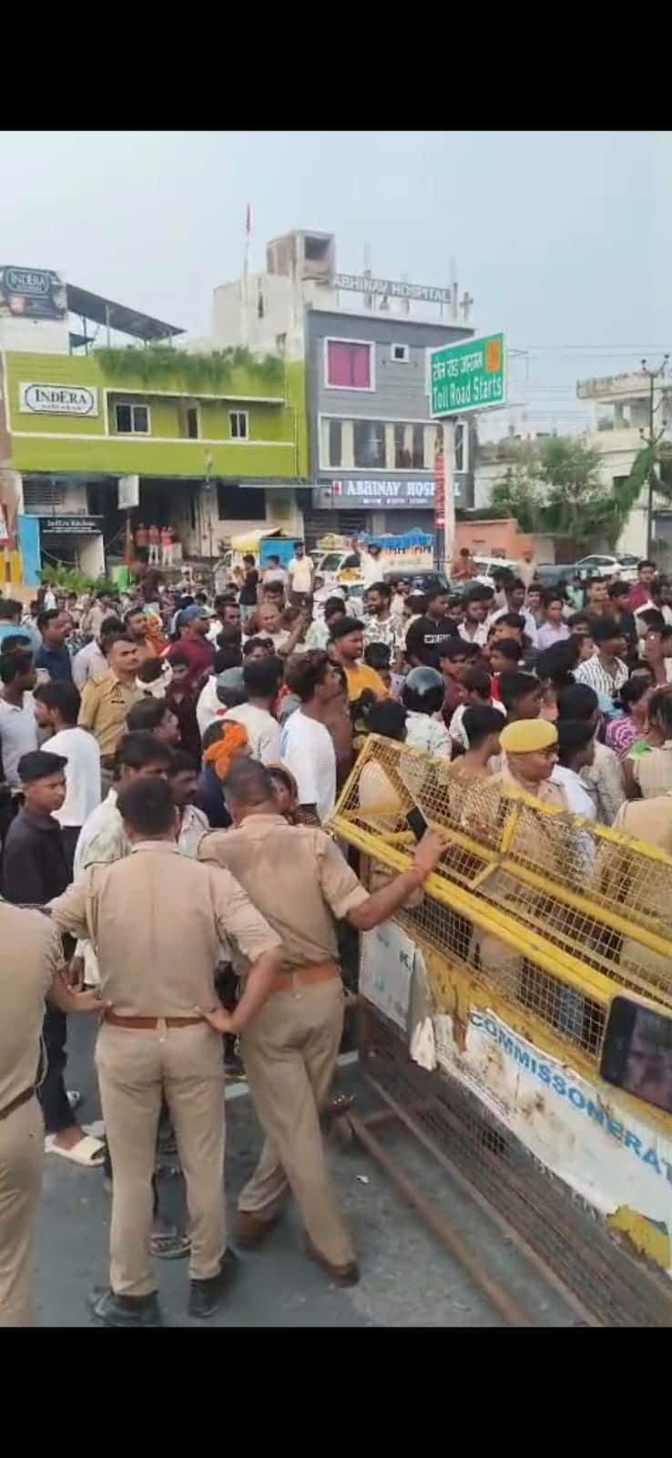 महिला की मौत पर हंगामा