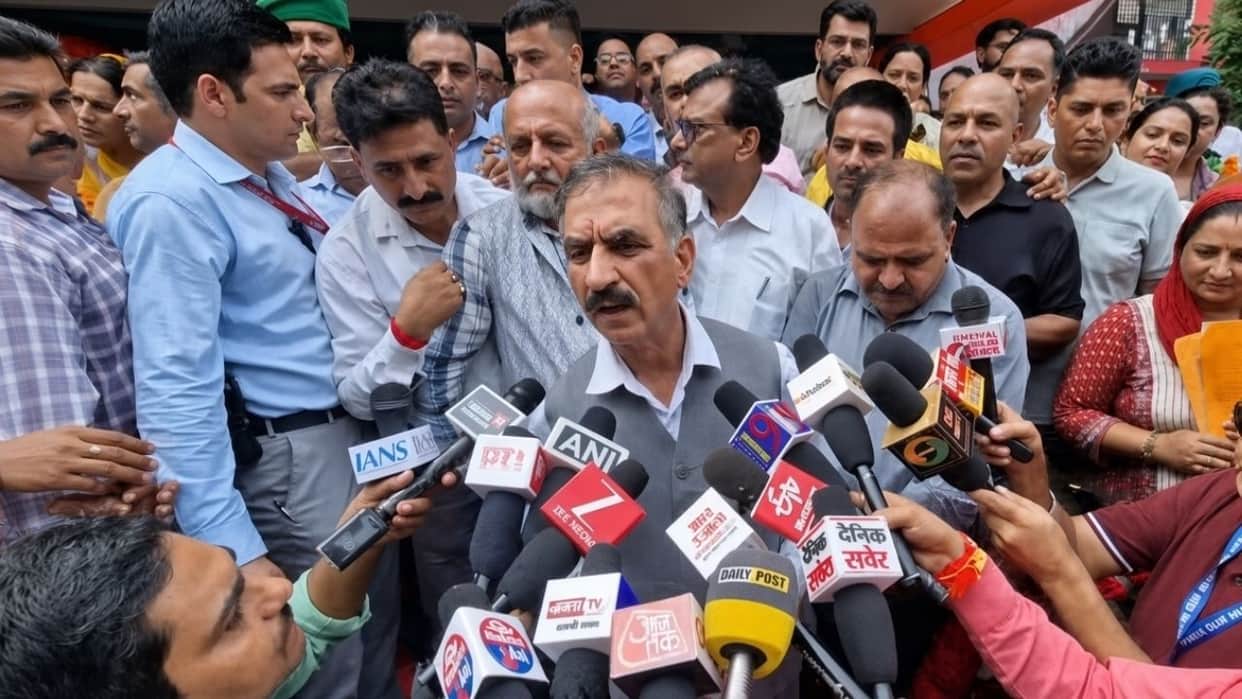 cm sukhvinder singh sukhu bjp government himachal debt 76707 crore