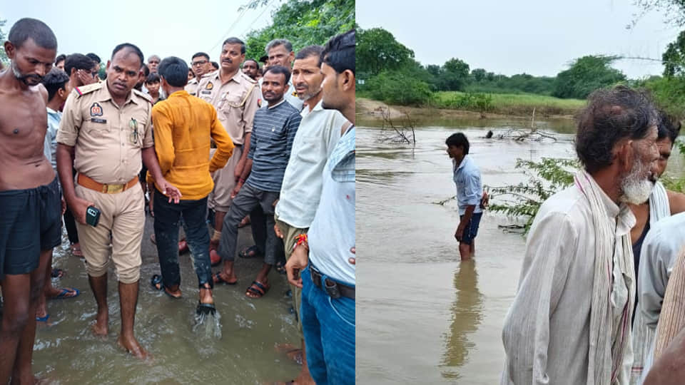 Hamirpur: Teenage girl swept away by strong current while crossing a drain