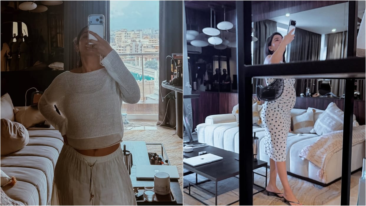Samantha ruth prabhu shares her Photos flaunting Baby Bump during Pregnancy