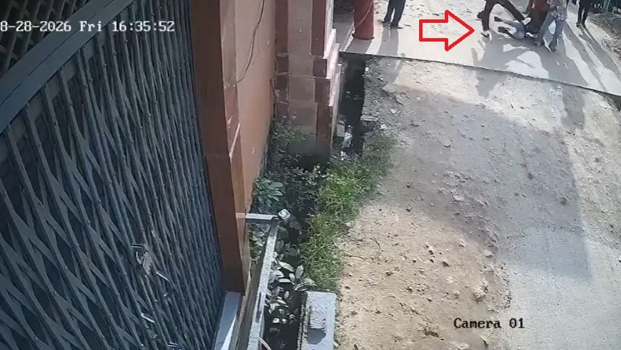 youth brutally beaten by the gangsters