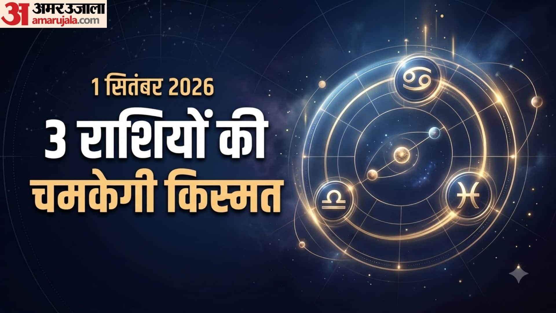 1 सितंबर 2026 3 राशियों की चमकेगी किस्मत