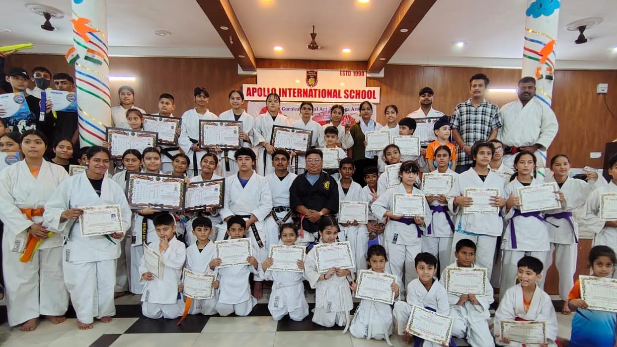 Dehradun Karate Belt Grading Ceremony Over 100 Players Participate National Champions Honoured