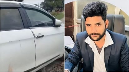 इसी कार में मिला डॉक्टर अजीत का शव