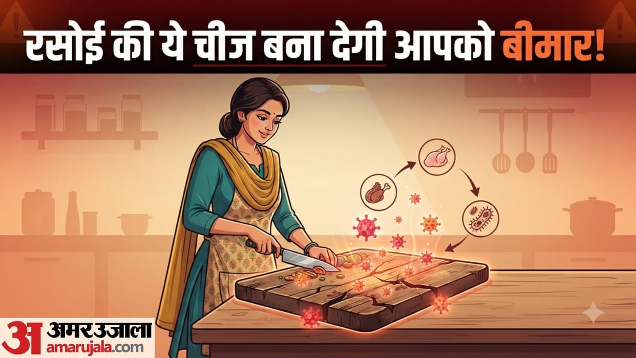 health risk of using dirty chopping board in kitchen in hindi