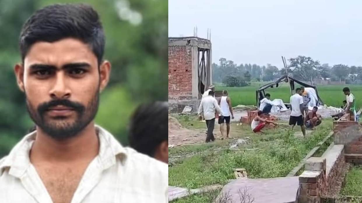 Lucknow: Youth stabbed to death on the roof of an under-construction house.