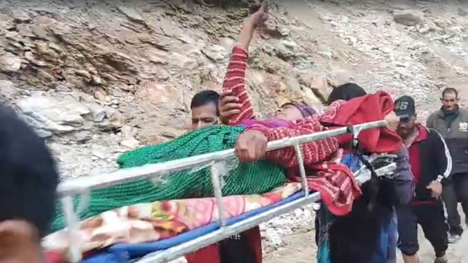 Chamoli News bear attacks woman in her courtyard referred to a higher center