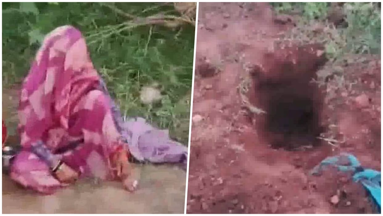 Gwalior: Three-Month-Old Baby’s Body Allegedly Exhumed and Thrown Outside Home, Family Protests