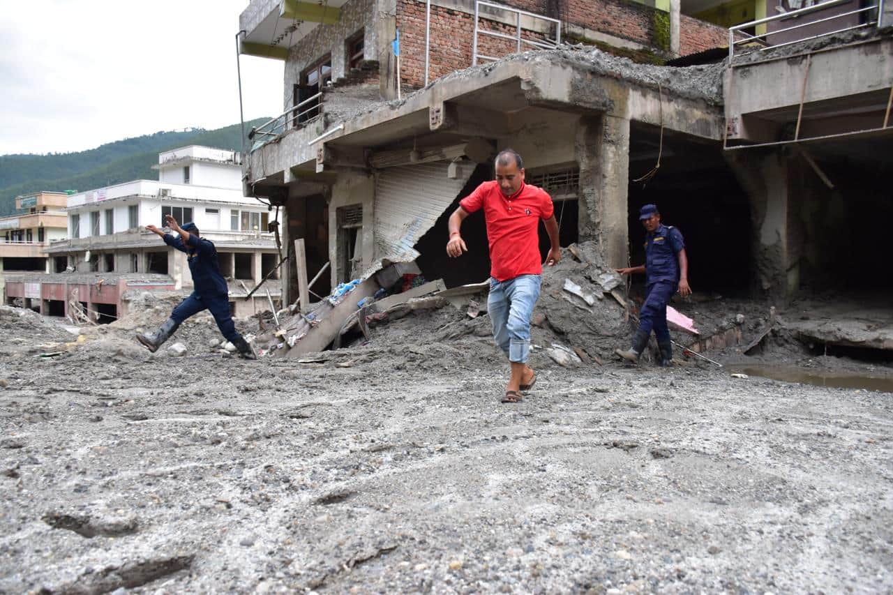 India savior during Nepal floods Minister support received every difficult moment; victims India God to them.