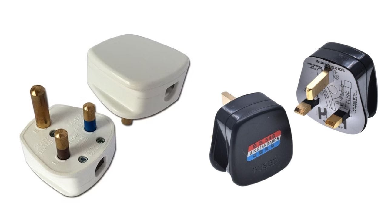 why indian plugs have round pins and us Europe uses flat pins science history
