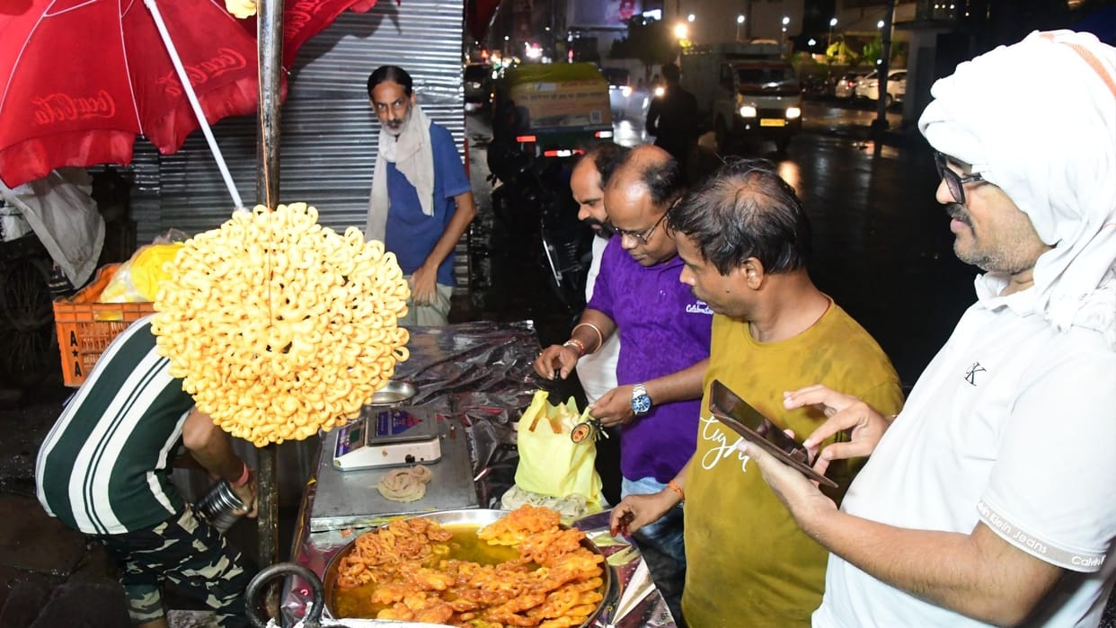 festivals of month of Bhado began with Ratajaga celebration held on eve of Kajari