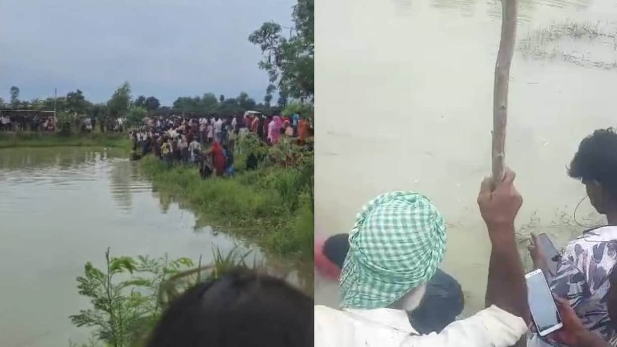 Shravasti: Bodies of mother and daughter found floating in a pond under suspicious circumstances.